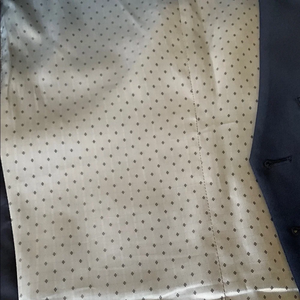 Express Navy Blue Men's Vest - Picture 3 of 5